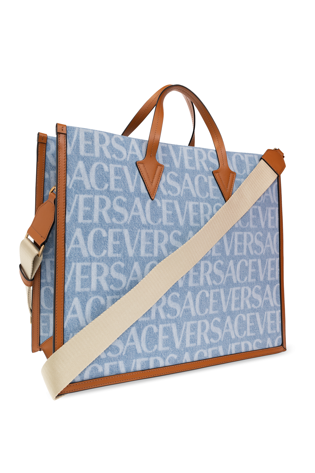 SchaferandweinerShops Japan - Blue Shopper bag with logo SchaferandweinerShops Japan - Blue Shopper bag with logo